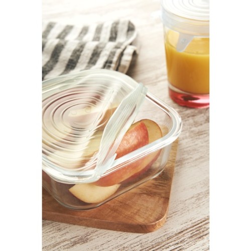 Set of 6 Adaptable Silicone Lids Quttin