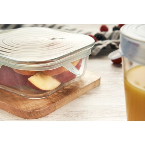 Set of 6 Adaptable Silicone Lids Quttin
