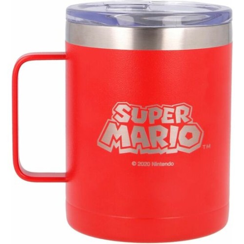 Taza Térmica de Acero Inoxidable Super Mario Bros 380ml