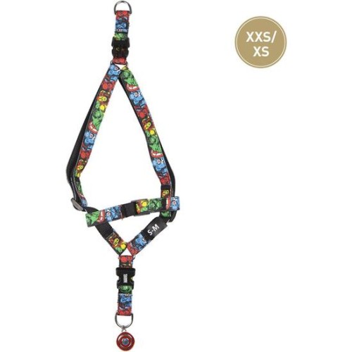 Petral Para Perro Xxs/xs Marvel Black