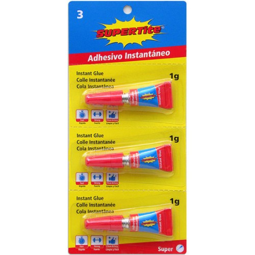 Instant Adhesive Monodose Pack of 3 x 1g