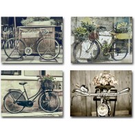 Canvas Bicycle - Assorted Designs