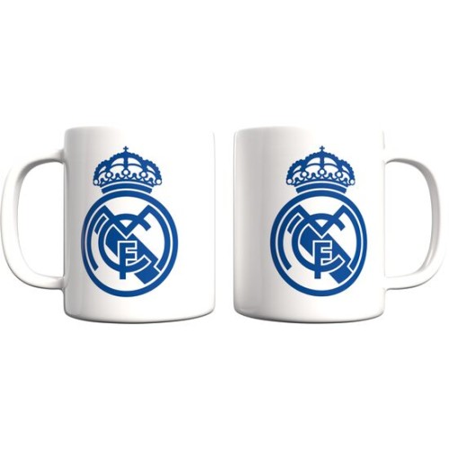 Real Madrid Ceramic Mug with Blue Badge in Gift Box
