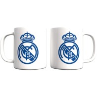 Real Madrid Ceramic Mug with Blue Badge in Gift Box