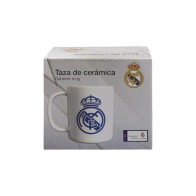 Real Madrid Ceramic Mug with Blue Badge in Gift Box
