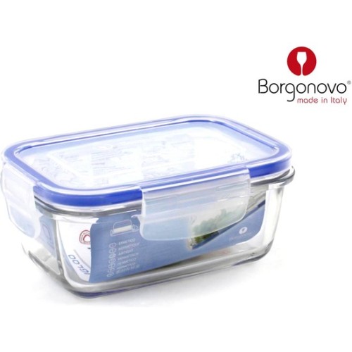 Rectangular Airtight Jar 14x10cm
