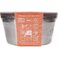 Microwave Oven Safe Steel Container 0.6L Quttin