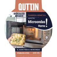 Microwave Oven Safe Steel Container 0.6L Quttin