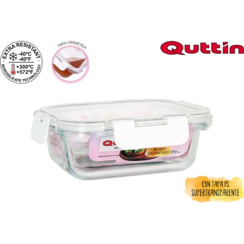 Hermacrilic Lid Food Container 16x12cm Quttin
