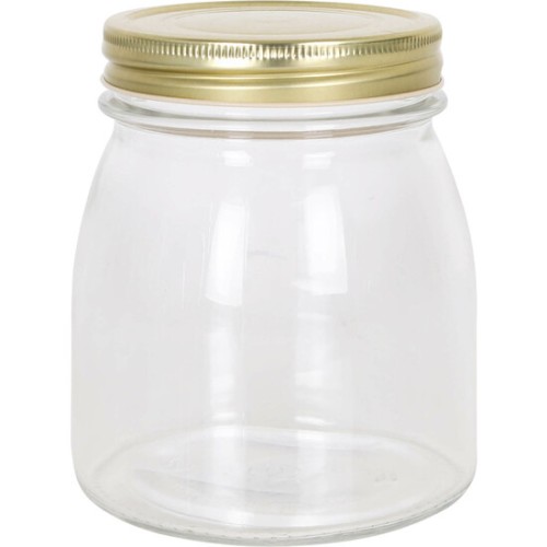 75cl Glass Jar with Flexy Lid 10.5x126cm for Storage