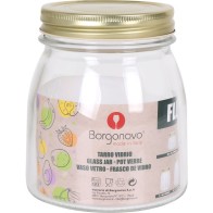 75cl Glass Jar with Flexy Lid 10.5x126cm for Storage