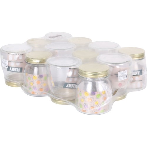 75cl Glass Jar with Flexy Lid 10.5x126cm for Storage
