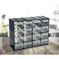 Plastic Storage Unit with 16 Drawers