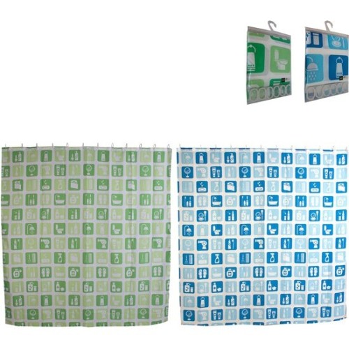 Assorted Design Shower Curtain - Brighten Your Bathroom