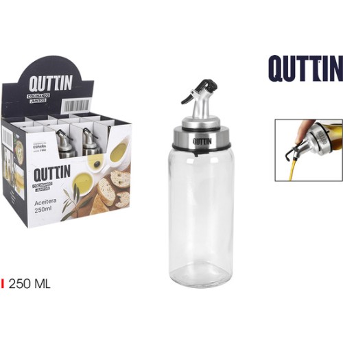 Glass Oil Dispenser 250ml Quttin