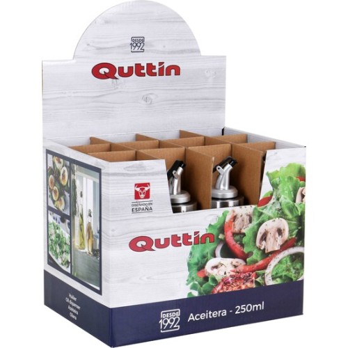 Glass Oil Dispenser 250ml Quttin