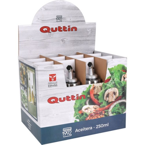 Glass Oil Dispenser 250ml Quttin
