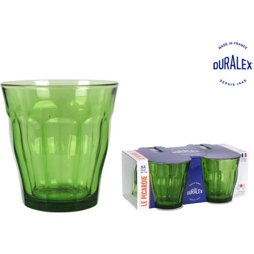 Set 4 Vaso 31cl Verde Picardie