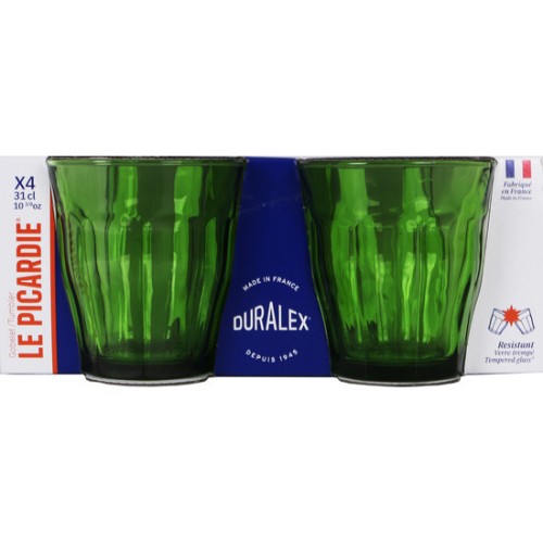 Set 4 Vaso 31cl Verde Picardie