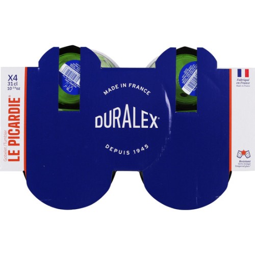 Set 4 Vaso 31cl Verde Picardie