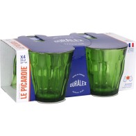 Set 4 Vaso 31cl Verde Picardie