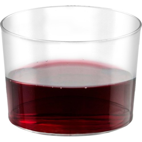 Set of 12 Small Plastic Glasses 230cc PS Algon