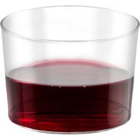 Set of 12 Small Plastic Glasses 230cc PS Algon