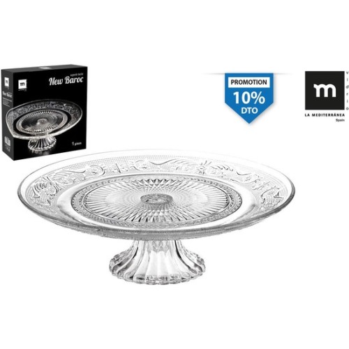 Elegant Cake Stand 33cm New Baroc