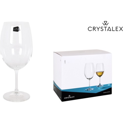 Set de 6 Copas de Cristal Bohemia para Servir con Elegancia