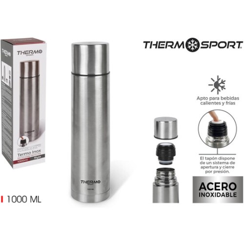 Termo de Acero Inoxidable 1000ml