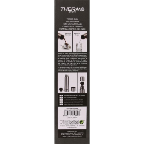 Termo de Acero Inoxidable 1000ml