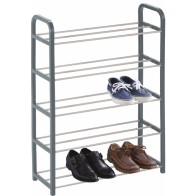Confortime 5-Shelf Metal and Plastic Shoe Rack 50x19x68cm
