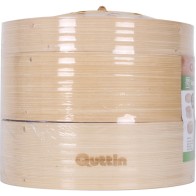 Vaporera de bambú de 2 pisos Quttin para cocina saludable
