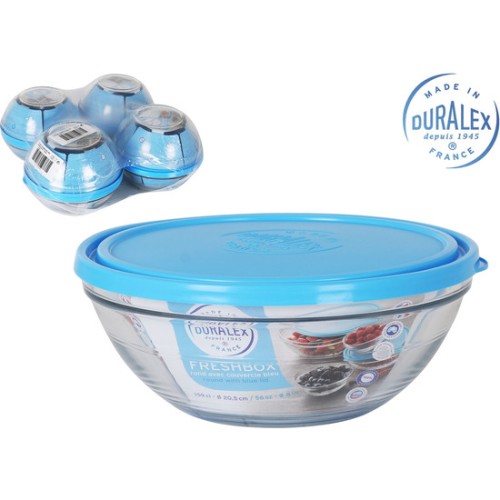 Round Stackable Salad Bowl 20x8.2cm with Lid - Lys