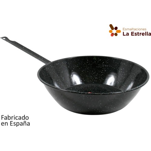 Sartén Honda Bordonada 32cm - 5L Jaspeada