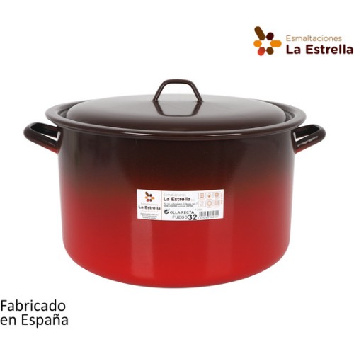 Olla Recta C/tapa 32cm - 14,8l