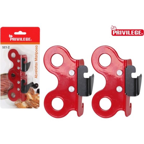 Set of 2 Butterfly Can Openers for Easy Use