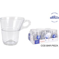 Set of 6 Stackable Coffee Cups 22cl
