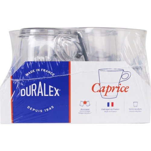 Set of 6 Stackable Coffee Cups 22cl