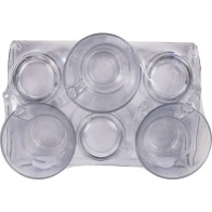 Set of 6 Stackable Coffee Cups 22cl