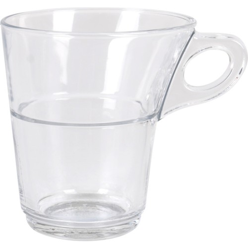 Set of 6 Stackable Coffee Cups 22cl