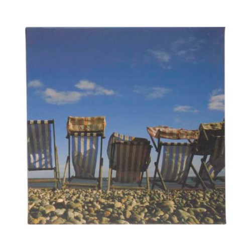 Javea Beach Decorative Picture - 40x40cm Artistic Print