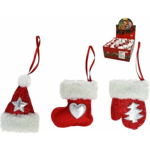 Colgante Figura Roja 8cm Surtidos