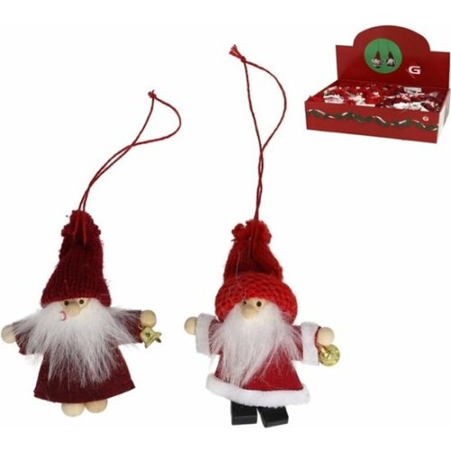 Colgante Santa 8cm Surtidos