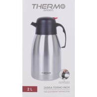 Jarra Termo Inox 2lt.con Pulsador para Bebidas