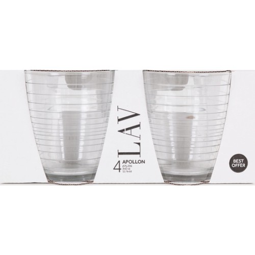 Set of 4 Apollon 340cc Glasses