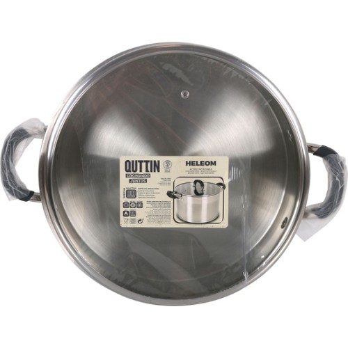 28cm Low Induction Steel Casserole - Effortless Cooking