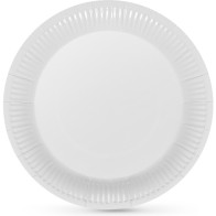 Set of 25 Red Cardboard Plates 23cm Algon