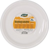 Set of 25 Bio Round Plates 25cm