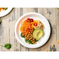 Set of 25 Bio Round Plates 25cm